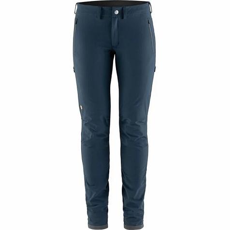 Fjallraven Women Bergtagen Hiking Pants Blue PH2 Philippines